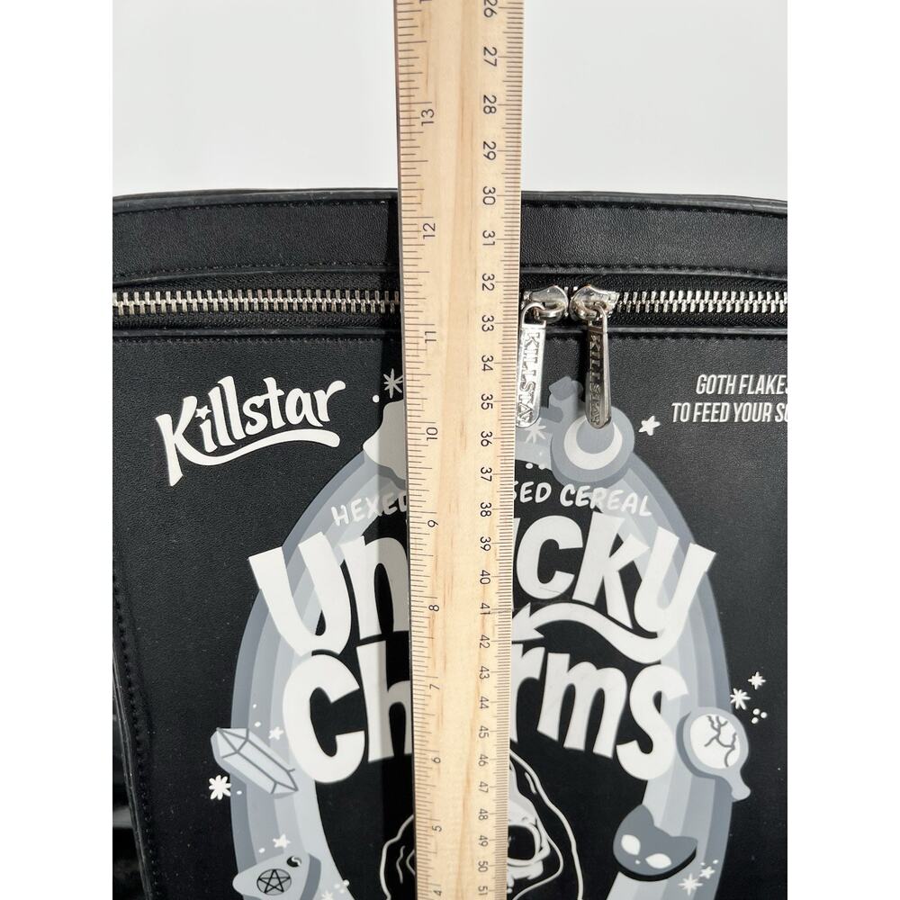 Killstar Unlucky Charms Grim Reaper Punk Goth Backpack Purse - Picture 7 of 9